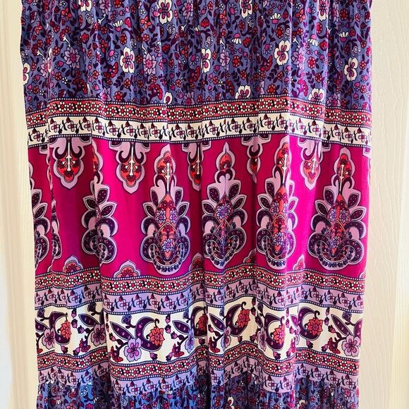 Bohemian Tiered Maxi Skirt - Picture 8 of 9
